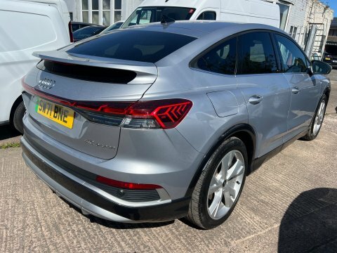 Audi Q4 E Tron Sportback S Line SW71BNE Silver #2