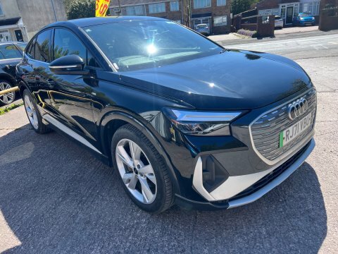 Audi Q4 E Tron Sportback S Line Black