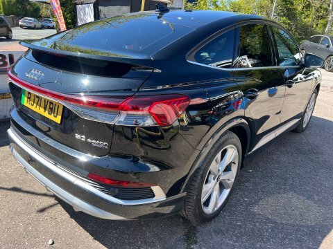 Audi Q4 E Tron Sportback S Line RJ71VBU Black #2