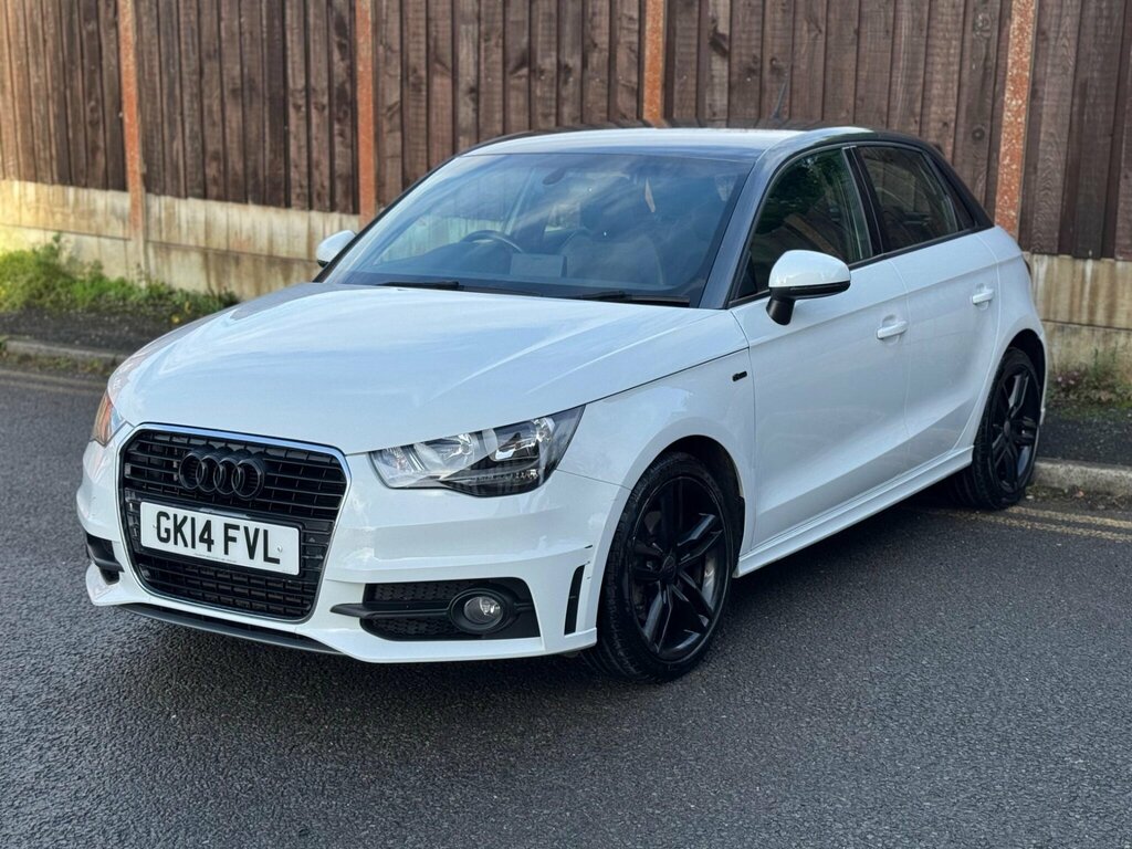 Audi A1 1.6 Tdi S Line Sportback Euro 5 Ss GK14FVL White #2