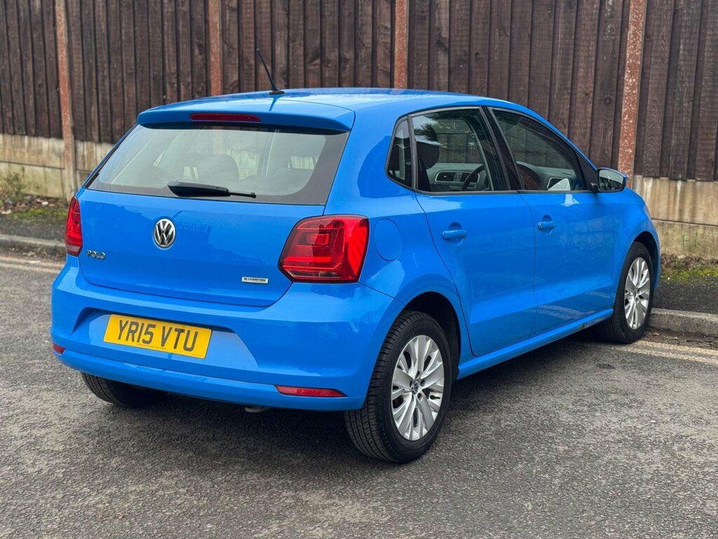 Volkswagen Polo 1.0 Bluemotion Tech Se Euro 6 Ss YR15VTU Blue #6