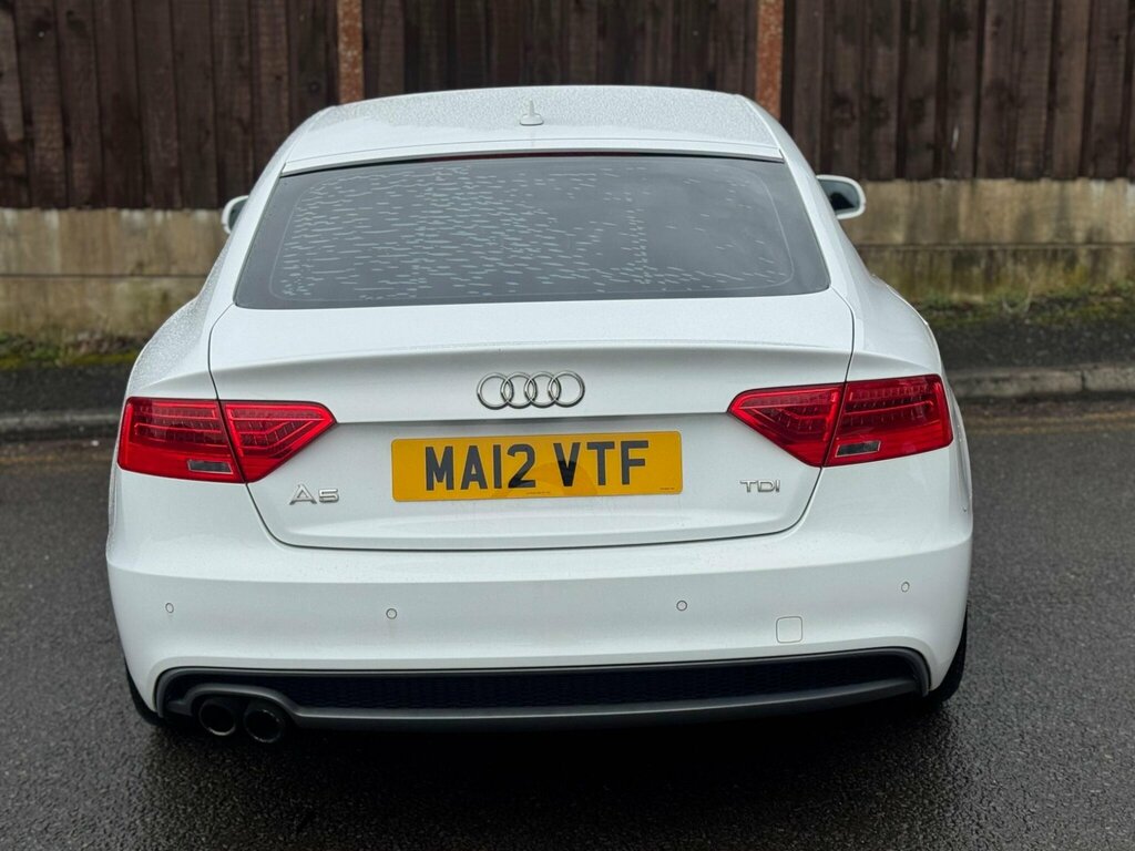 Audi A5 2.0 Tdi S Line Sportback Euro 5 Ss White #5