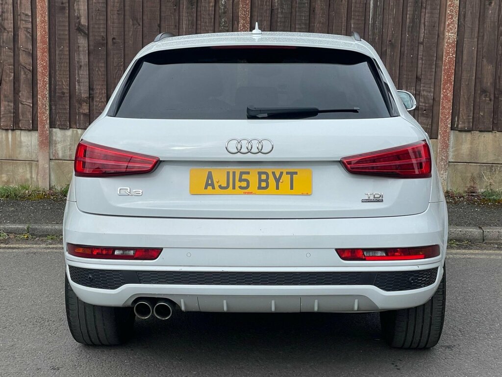 Audi Q3 2.0 Tdi S Line Plus S Tronic Quattro Euro 6 Ss AJ15BYT White #3