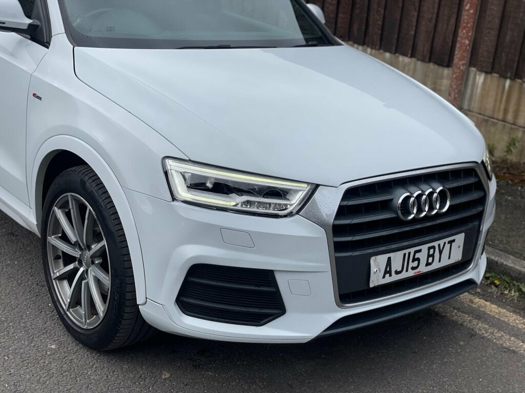 Audi Q3 2.0 Tdi S Line Plus S Tronic Quattro Euro 6 Ss AJ15BYT White #6