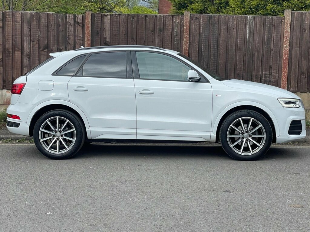 Audi Q3 2.0 Tdi S Line Plus S Tronic Quattro Euro 6 Ss AJ15BYT White #4