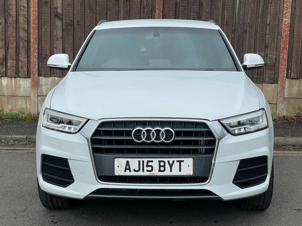 Audi Q3 2.0 Tdi S Line Plus S Tronic Quattro Euro 6 Ss AJ15BYT White #2