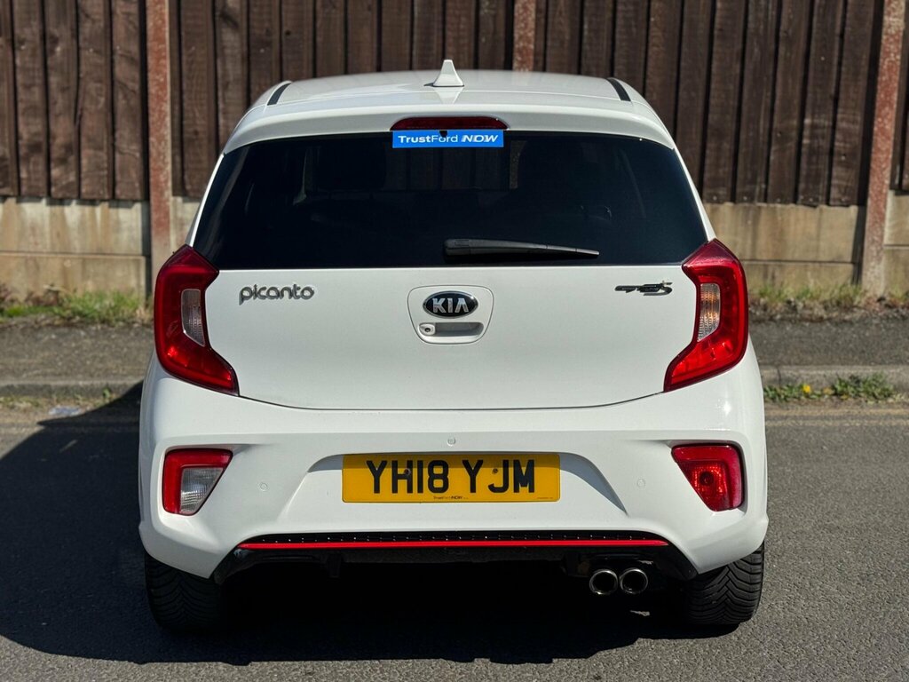Kia Picanto 1.25 Gt-line S Euro 6 YH18YJM White #4