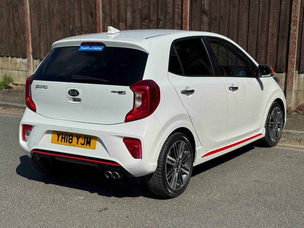 Kia Picanto 1.25 Gt-line S Euro 6 YH18YJM White #6