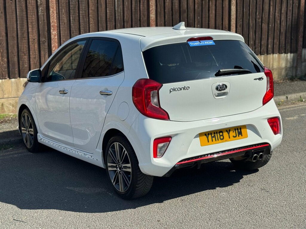 Kia Picanto 1.25 Gt-line S Euro 6 YH18YJM White #5