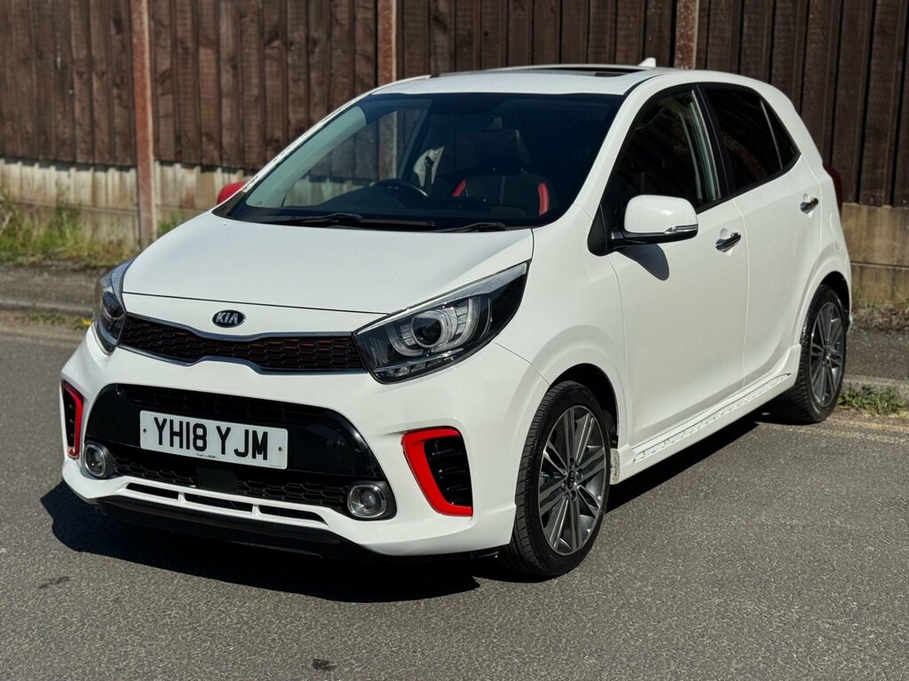 Kia Picanto 1.25 Gt-line S Euro 6 YH18YJM White #2