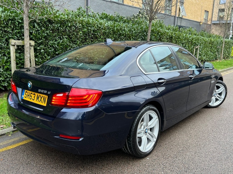 BMW 5 Series 525D Se SH63MXN Blue #2