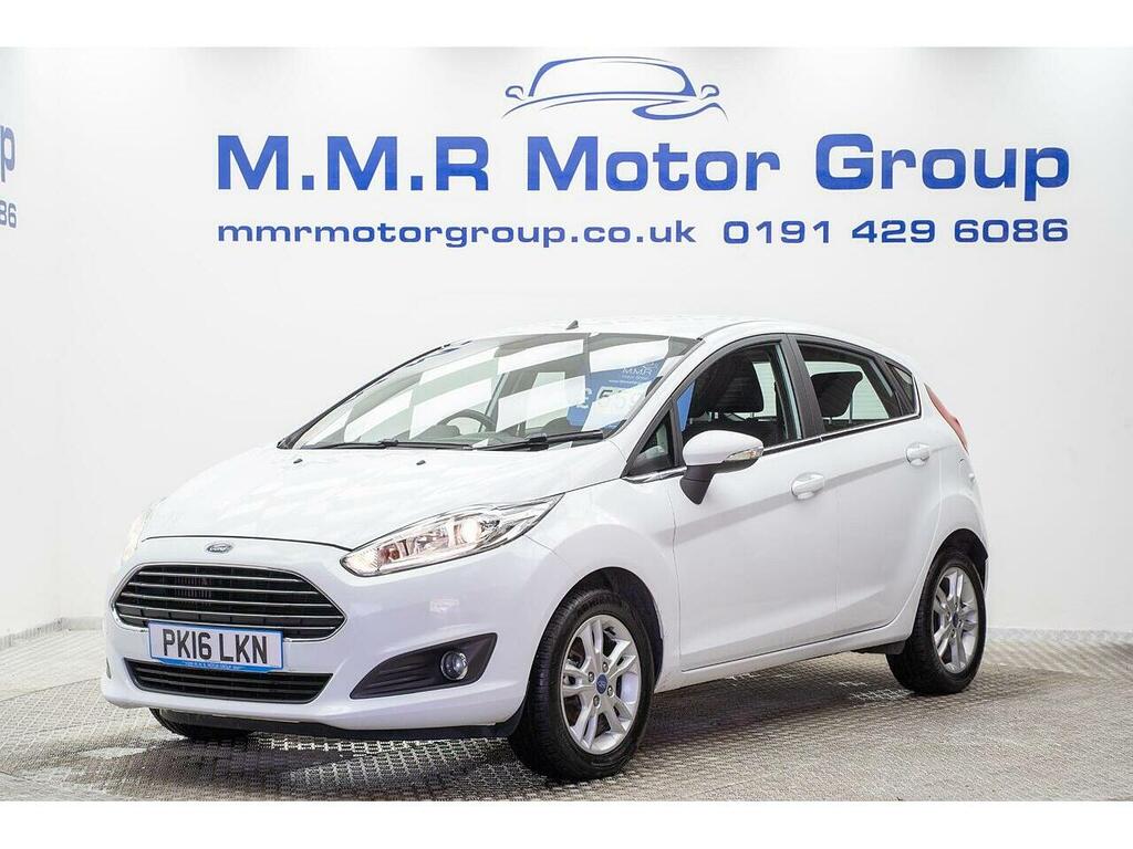 Ford Fiesta 1.0T Ecoboost Zetec Euro 6 Ss PK16LKN White #2
