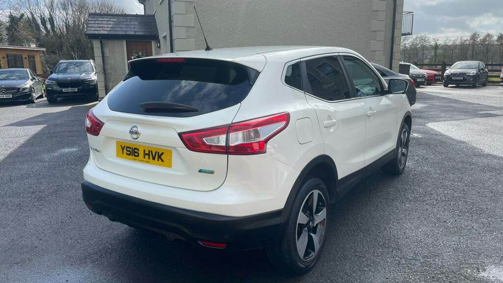 Nissan Qashqai 1.5 Dci N-connecta YS16HVK White #4