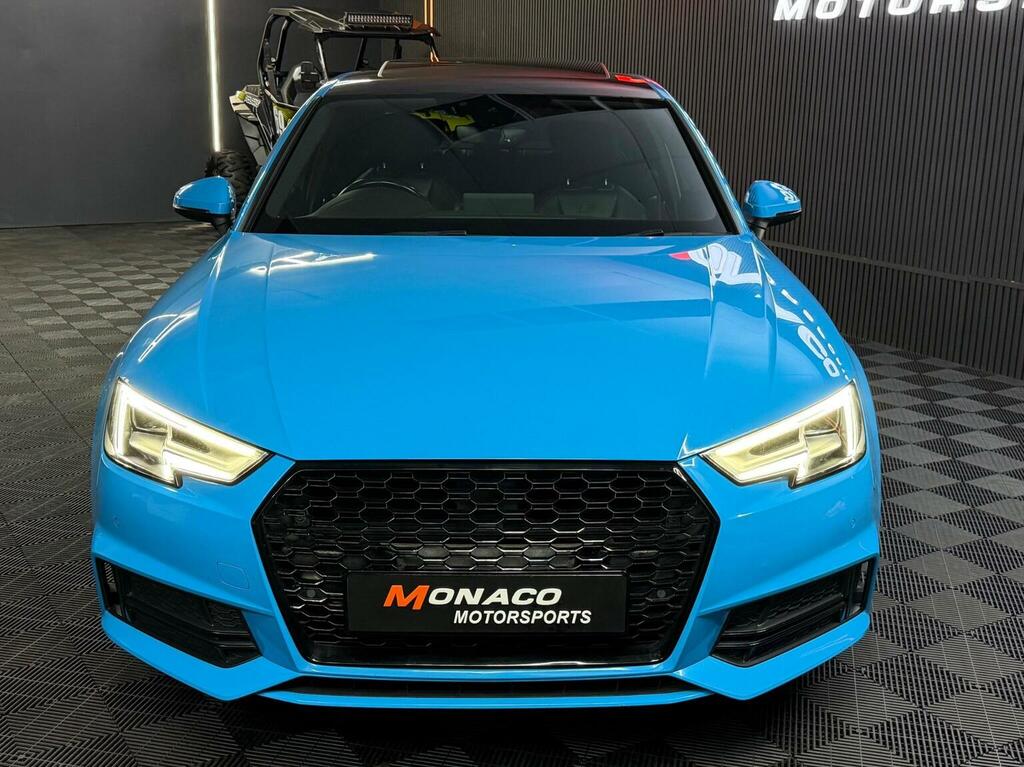 Audi A4 Saloon 2.0 Tdi S Line S Tronic Quattro Euro 6 Ss YM17OSU Blue #2