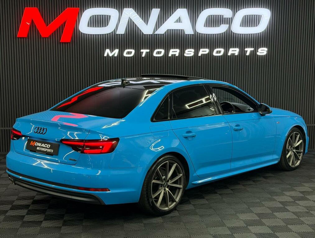 Audi A4 Saloon 2.0 Tdi S Line S Tronic Quattro Euro 6 Ss YM17OSU Blue #5