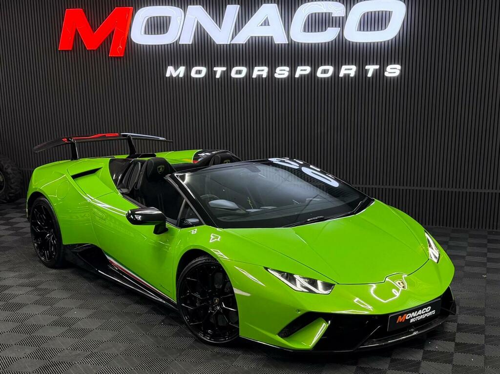 Lamborghini Huracan Convertible 5.2 V10 Lp 640-4 Performante Spyder Ld Green