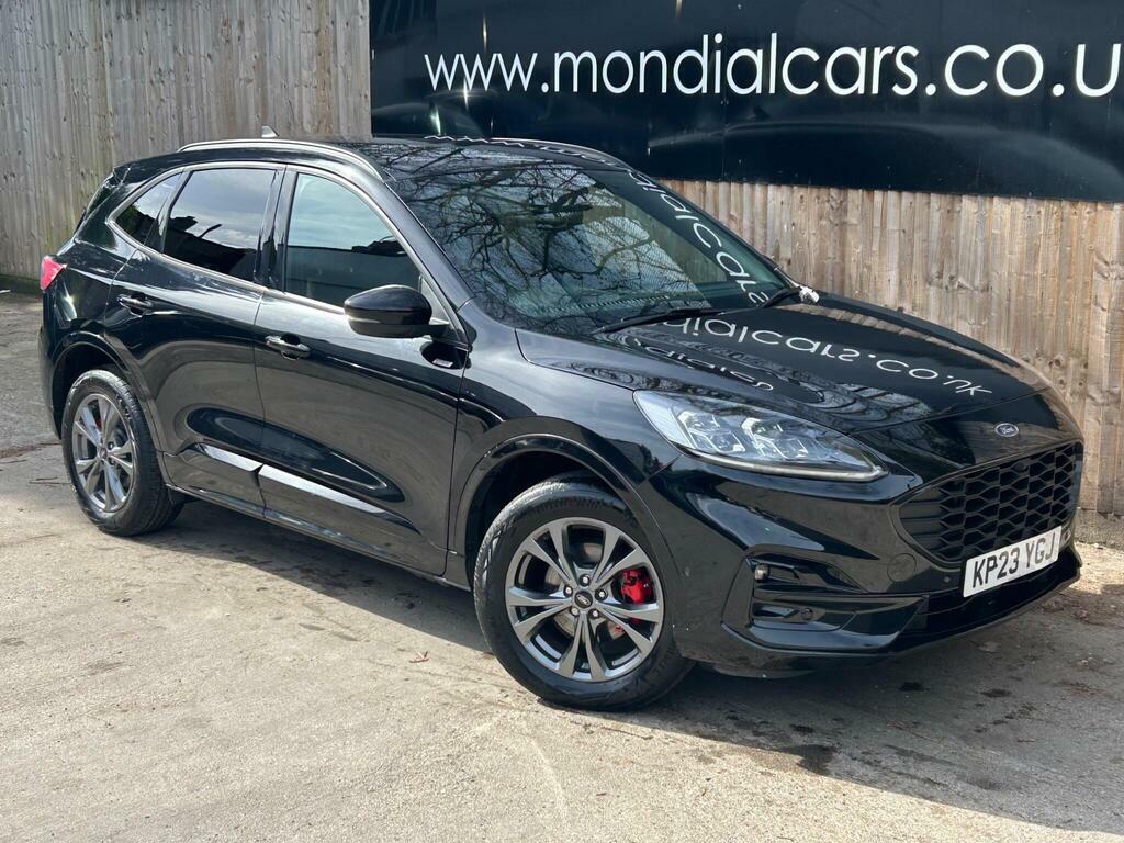 Ford Kuga 2.5 Ecoboost Duratec 14.4Kwh St-line Cvt Euro 6 S KP23YGJ Black #6