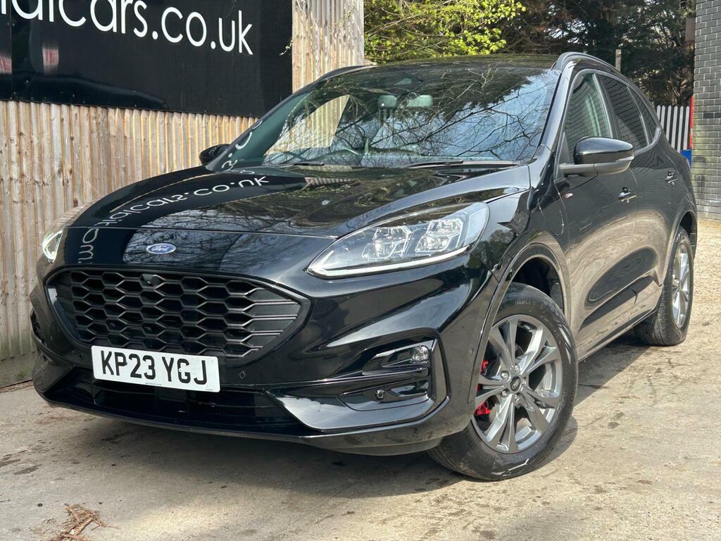 Ford Kuga 2.5 Ecoboost Duratec 14.4Kwh St-line Cvt Euro 6 S KP23YGJ Black #2