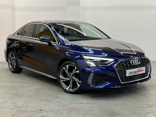 Audi A3 1.0 Tfsi 30 S Line Saloon S Tronic Euro Blue