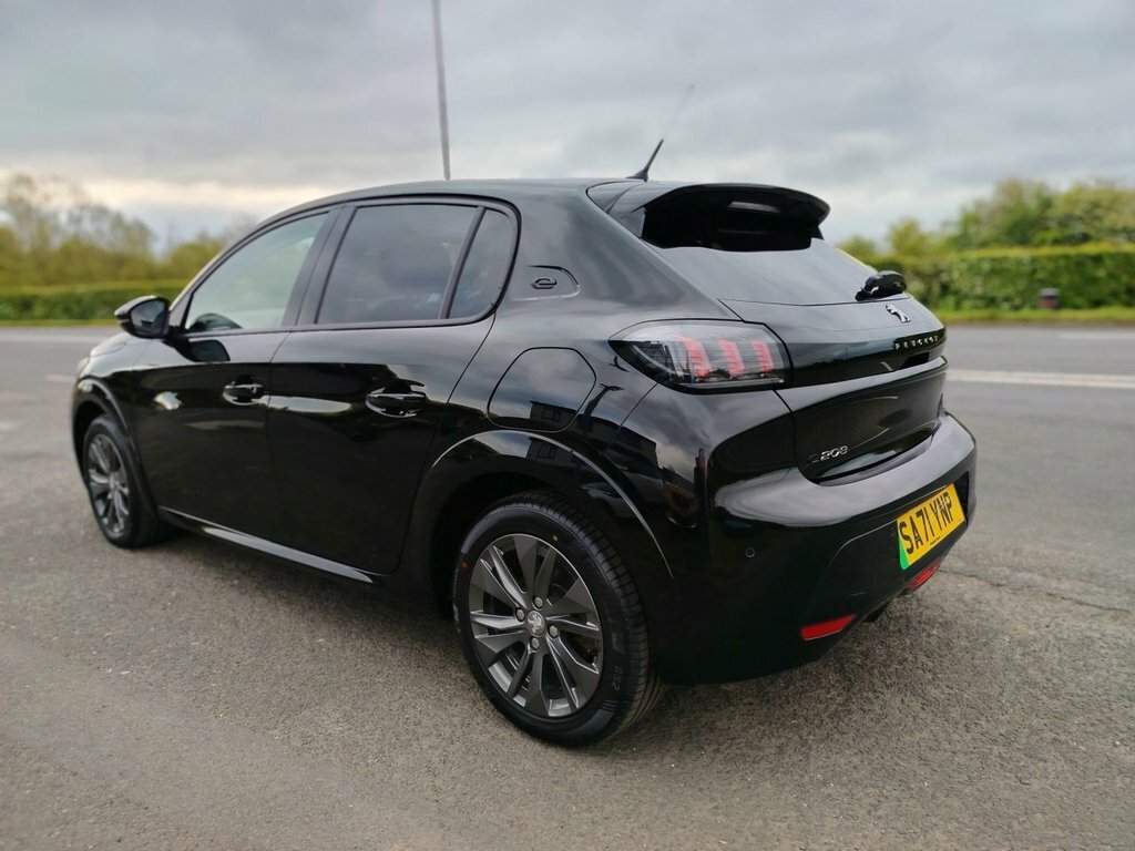 Peugeot e-208 Hatchback SA71YNP Black #4