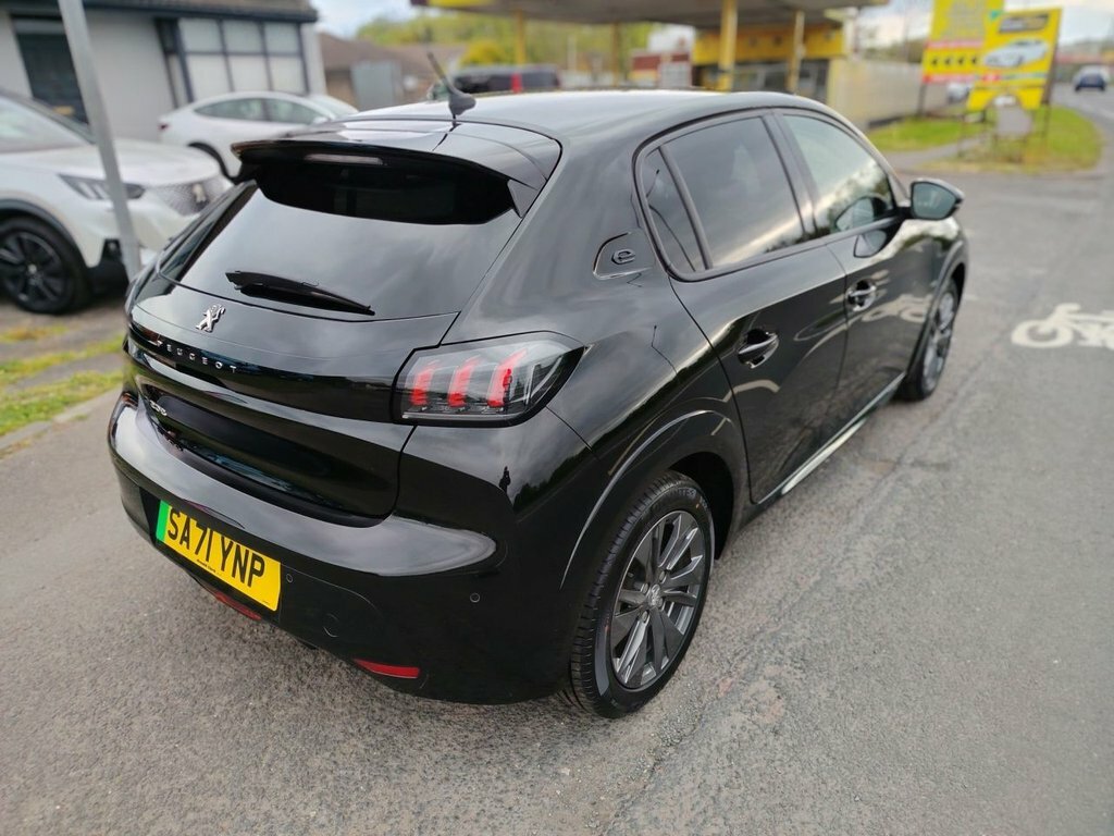 Peugeot e-208 Hatchback SA71YNP Black #6