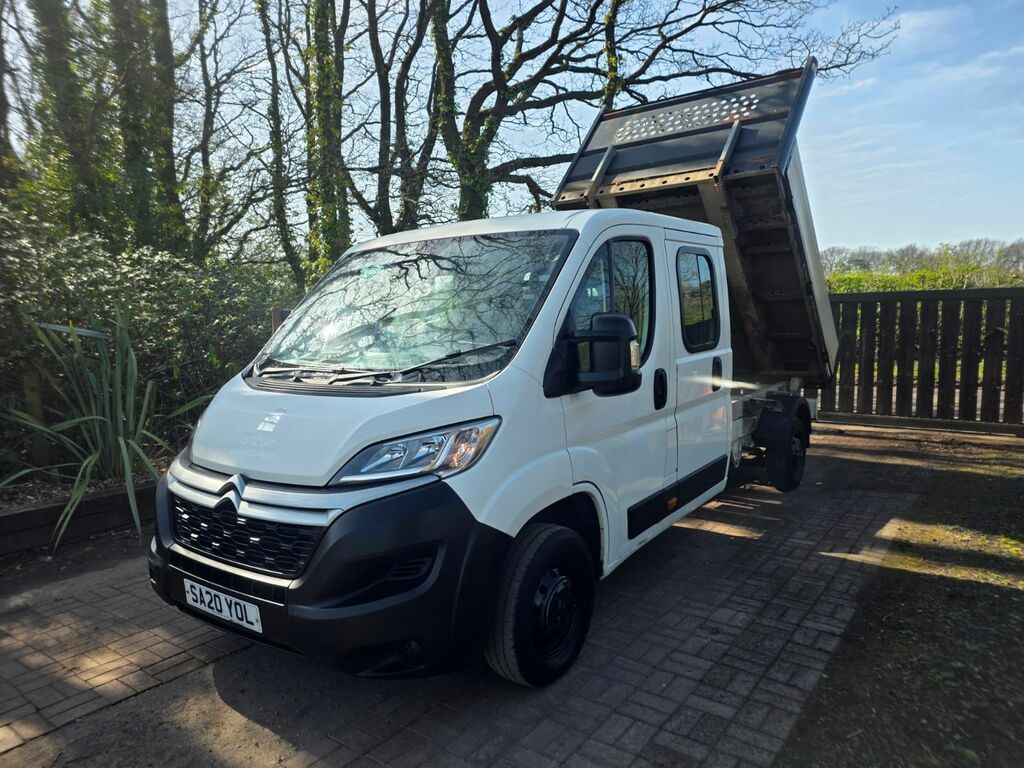 Citroen Relay 2.2 Bluehdi 35 Plus Ready To Run Tipper Double Cab White