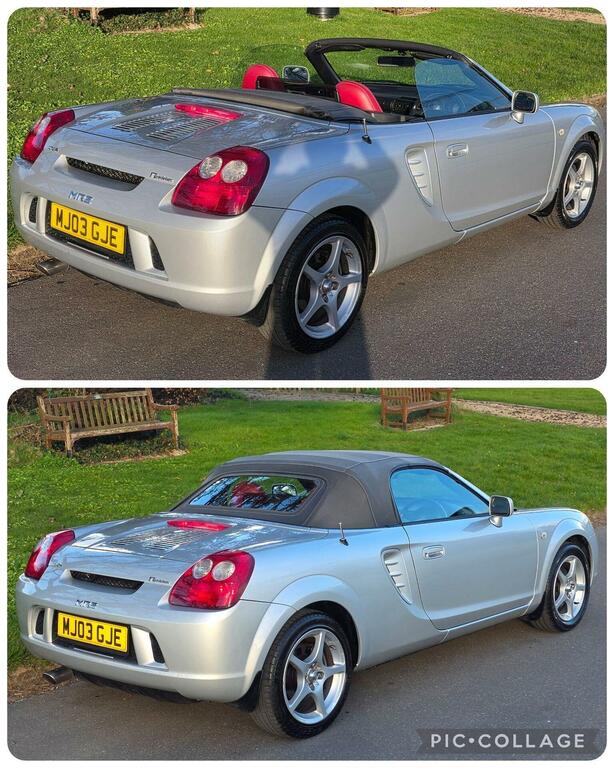 Toyota MR2 2003 1.8 Vvt-i 138 Roadster Convertible Petr Silver #8