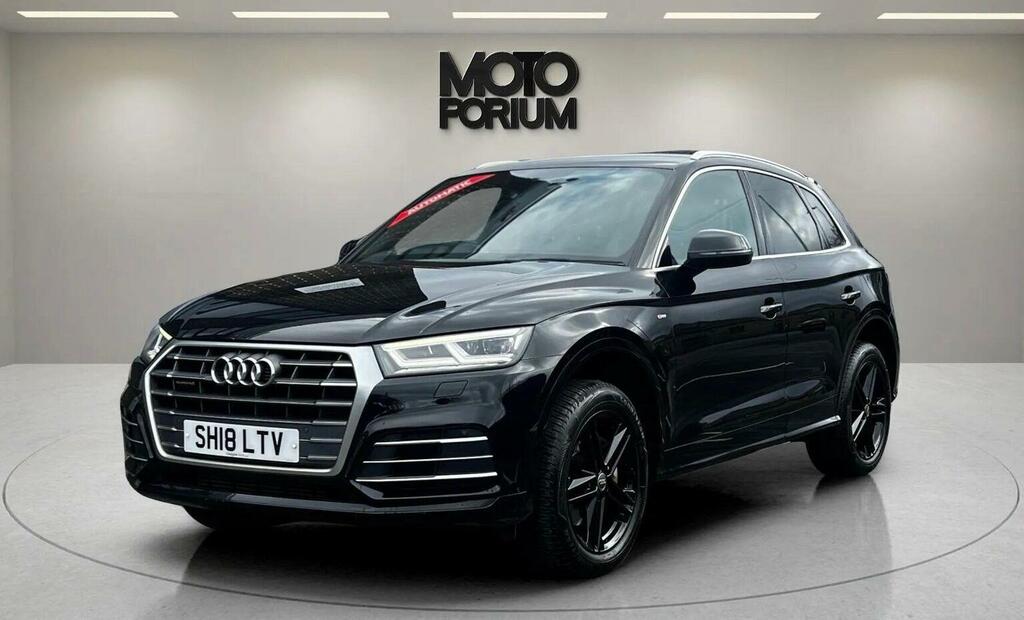 Audi Q5 Suv 2.0 Tfsi S Line S Tronic Quattro Euro 6 Ss SH18LTV Black #4