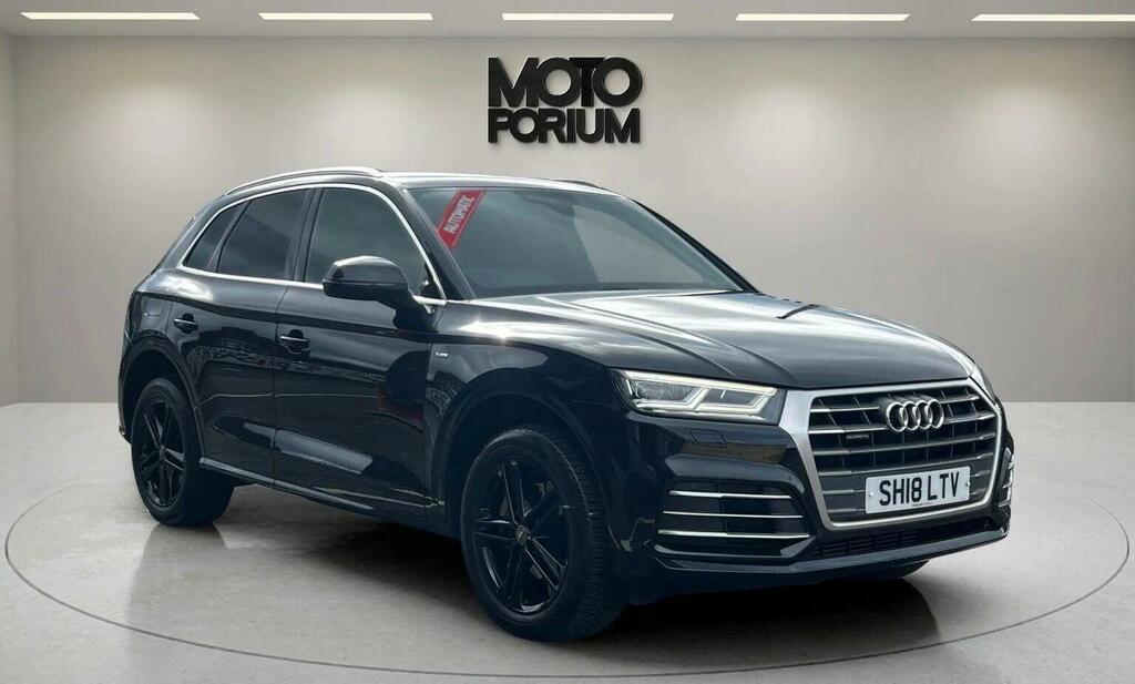 Audi Q5 Suv 2.0 Tfsi S Line S Tronic Quattro Euro 6 Ss SH18LTV Black #5