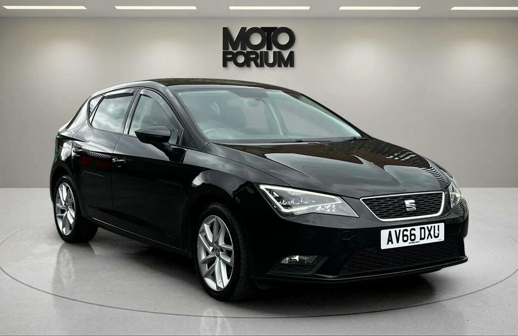Seat Leon Hatchback 1.6 Tdi Se Dynamic Technology Euro 6 S AV66DXU Black #6