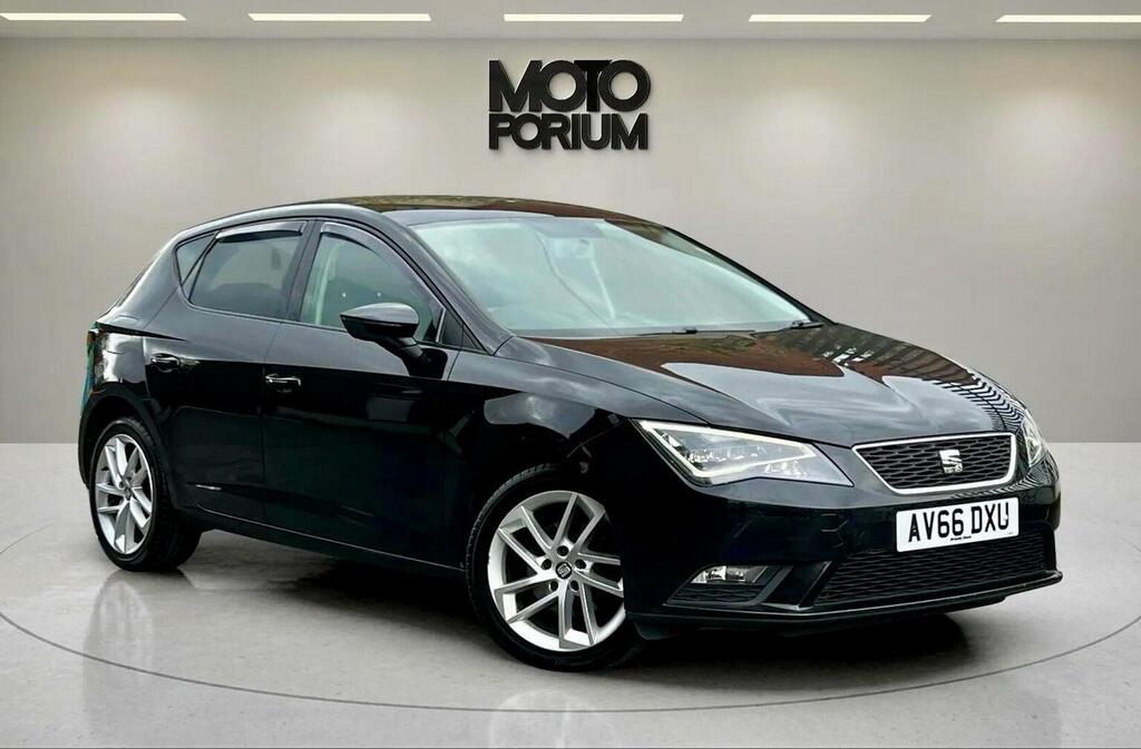 Seat Leon Hatchback 1.6 Tdi Se Dynamic Technology Euro 6 S Black