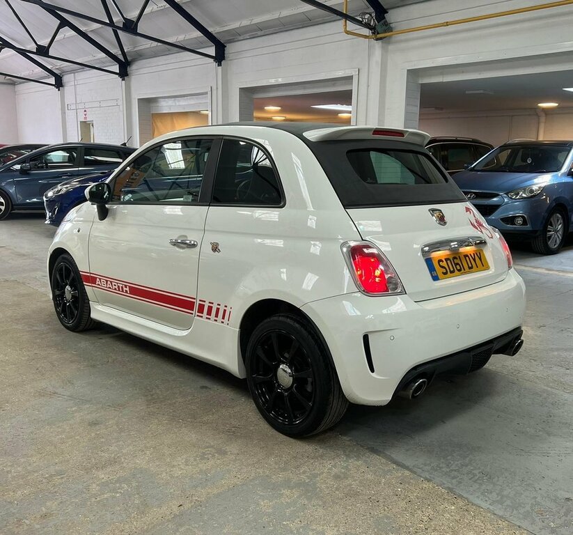 Abarth 500 Convertible SD61DYY White #6
