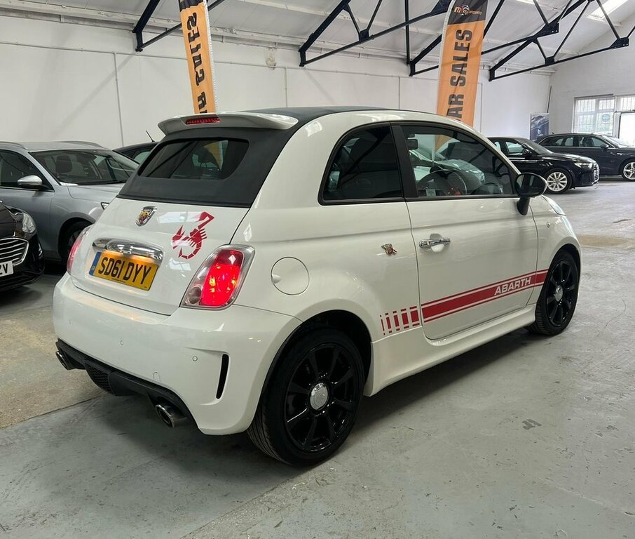Abarth 500 Convertible SD61DYY White #5