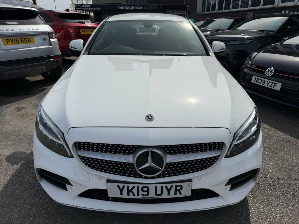 Mercedes-Benz C Class 2L Amg Line YK19UYR White #3