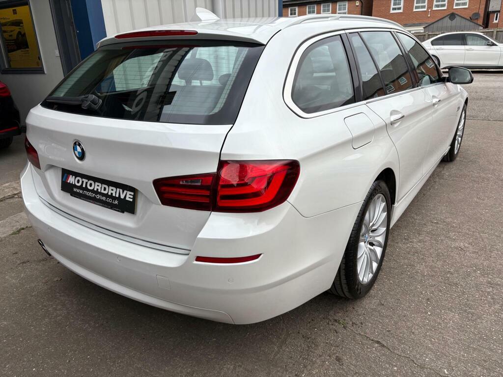 BMW 5 Series 2.0 520D Luxury Touring Euro 6 S S White #5