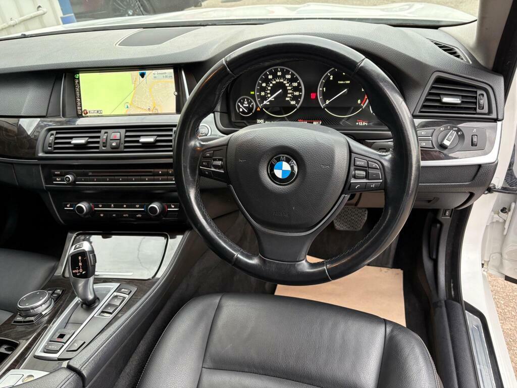 BMW 5 Series 2.0 520D Luxury Touring Euro 6 S S White #3