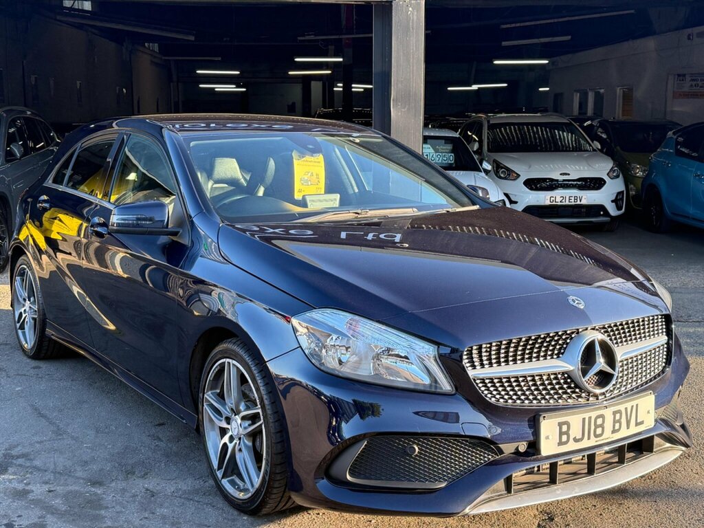 Mercedes-Benz A Class 1.5 A180d Amg Line 7G-dct Euro 6 Ss BJ18BVL Blue #2