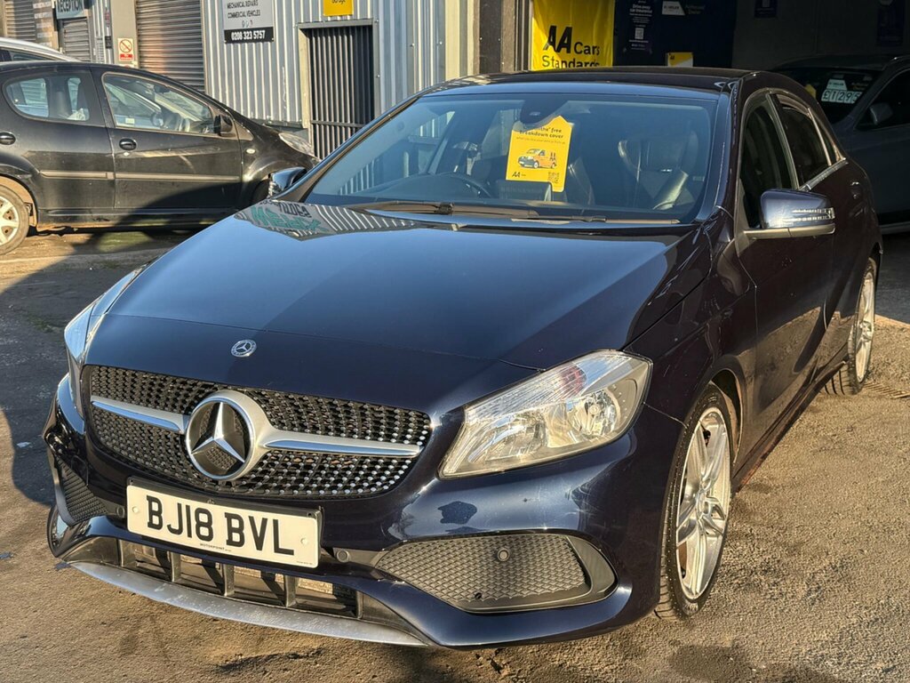 Mercedes-Benz A Class 1.5 A180d Amg Line 7G-dct Euro 6 Ss BJ18BVL Blue #5