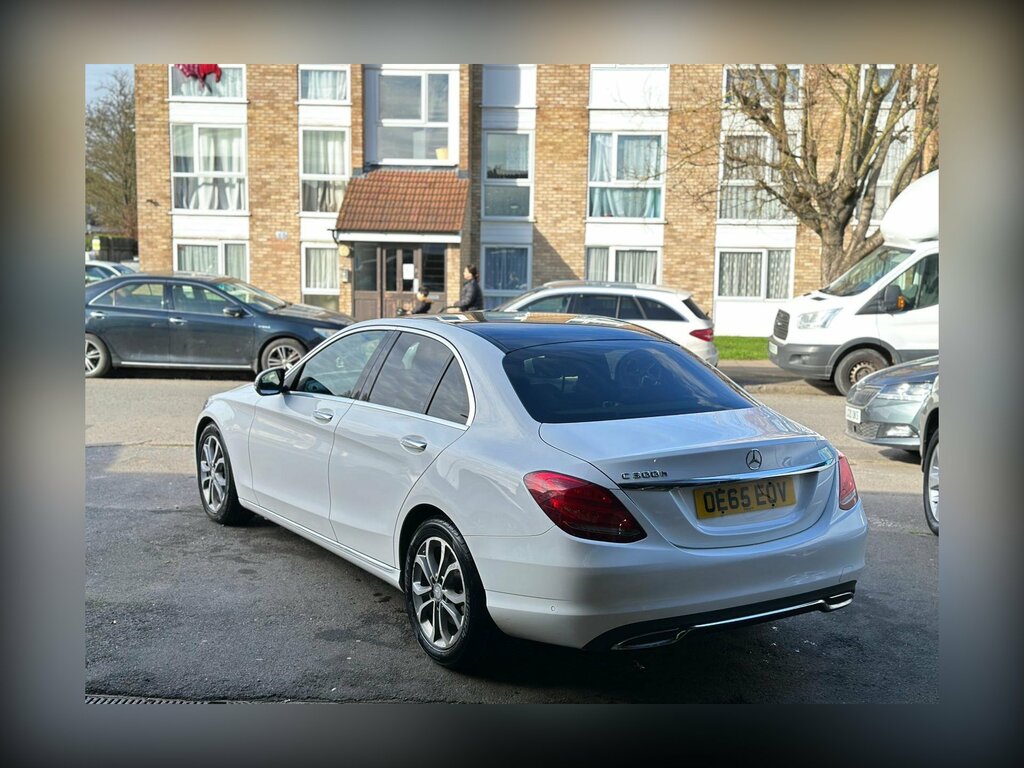 Mercedes-Benz C Class 2.1 C300dh Sport Premium Plus G-tronic Euro 6 OE65EOV White #6