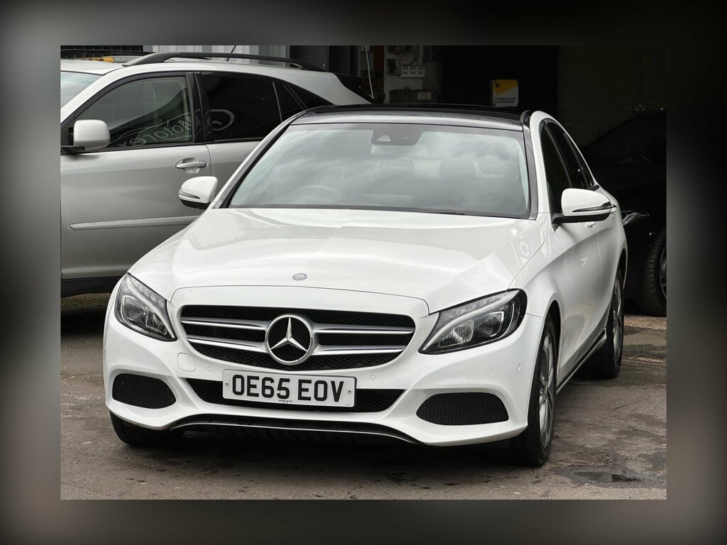 Mercedes-Benz C Class 2.1 C300dh Sport Premium Plus G-tronic Euro 6 OE65EOV White #4