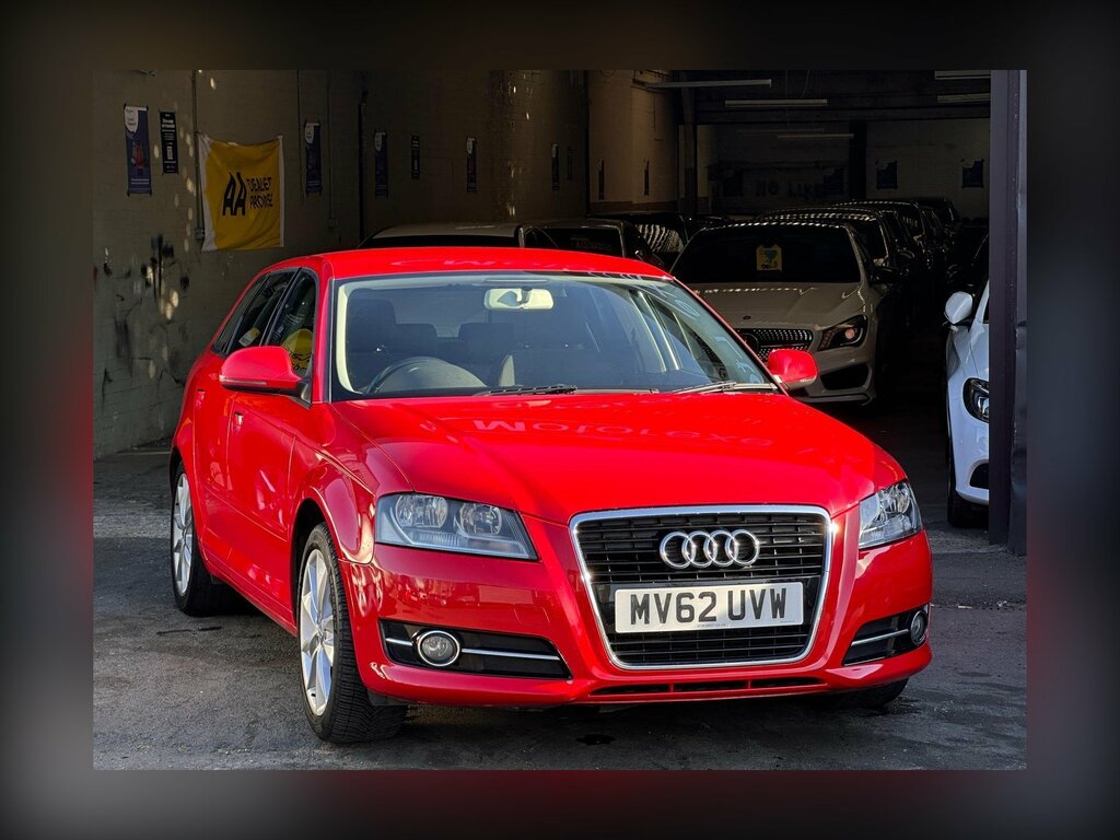 Audi A3 1.4 Tfsi Sport Sportback S Tronic Euro 5 Ss MV62UVW Red #2