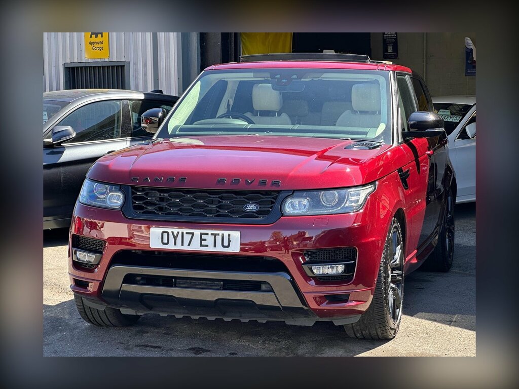 Land Rover Range Rover Sport 4.4 Sd V8 Dynamic 4Wd Euro 6 S OY17ETU Red #5