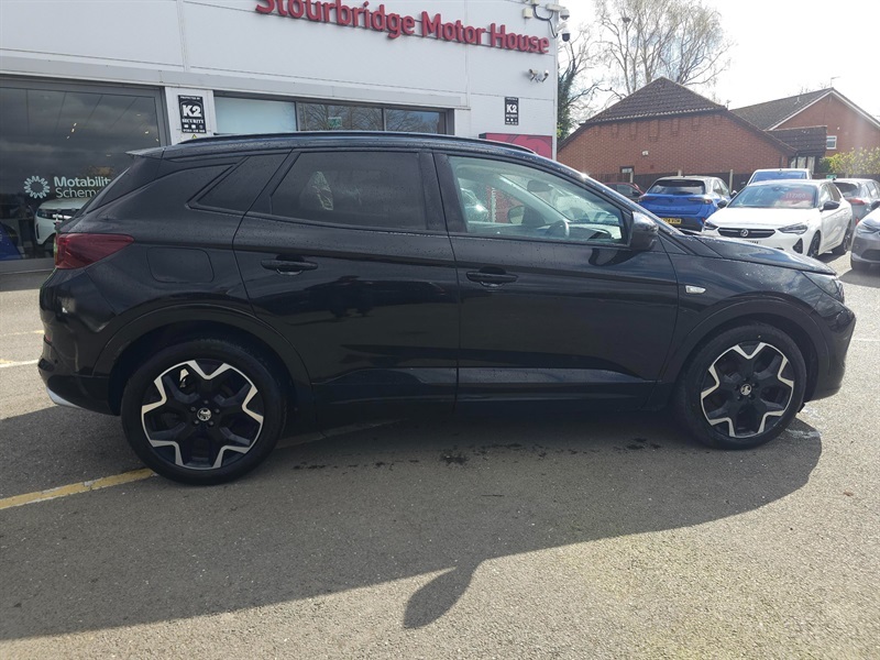 Vauxhall Grandland 1.2 Turbo Ultimate Suv Euro 6 S DF72LGA Black #3