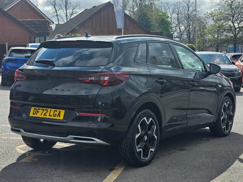 Vauxhall Grandland 1.2 Turbo Ultimate Suv Euro 6 S DF72LGA Black #4