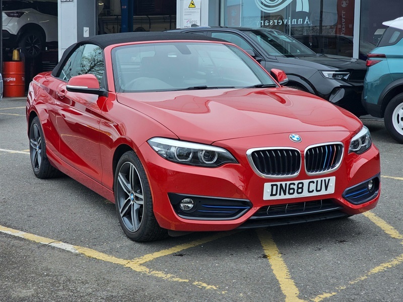 BMW 2 Series 2.0 220D Sport Convertible Euro 6 Red