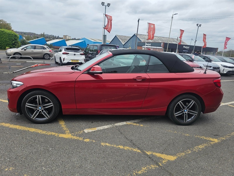 BMW 2 Series 2.0 220D Sport Convertible Euro 6 Red #3