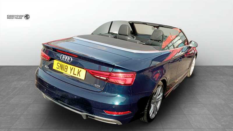 Audi A3 Cabriolet 1.6 Tdi S Line Convertible Euro Blue #4