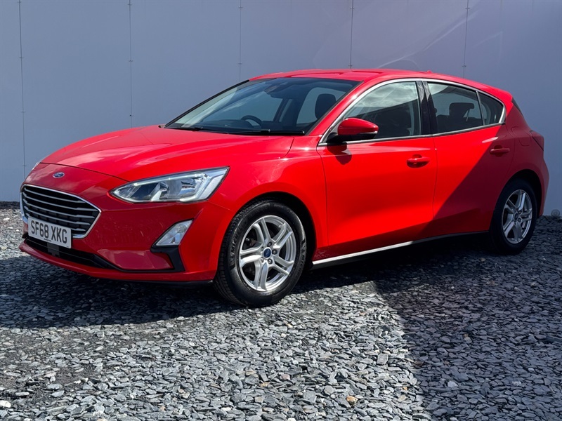 Ford Focus 1.0T Ecoboost Zetec Hatchback Eu SF68XKG Red #3