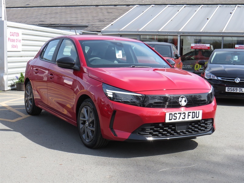 Vauxhall Corsa 1.2 Turbo Design Hatchback Euro Red