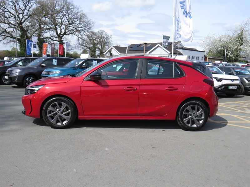 Vauxhall Corsa 1.2 Turbo Design Hatchback Euro DS73FDU Red #4